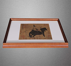 荥阳书画装裱配框服务案例